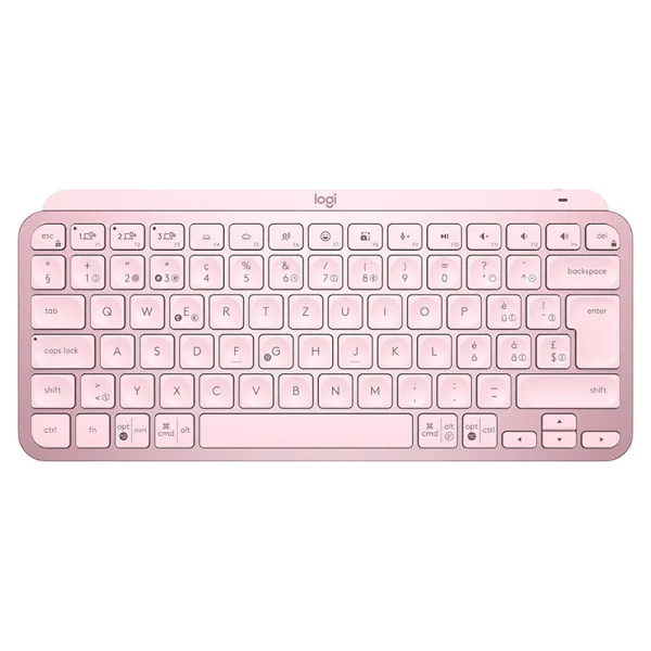 Клавиатура беспроводная MX Keys Mini Illuminated, UA, розовая Logitech (920-010500) - Фото 11