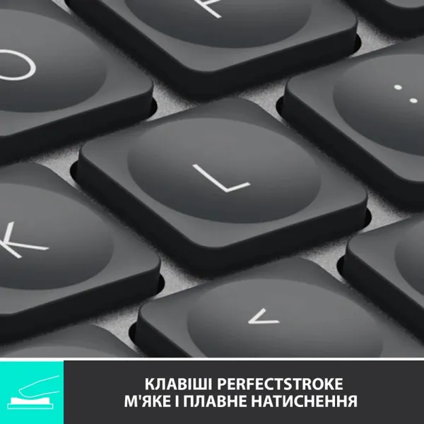 Клавиатура беспроводная MX Keys Mini Illuminated, UA, графитовая Logitech (920-010498) - Фото 11