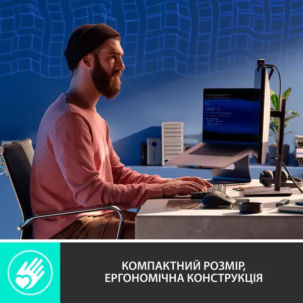 Клавиатура механическая MX Mini Illuminated, UA, графитовая Logitech (920-010782) - Фото 6