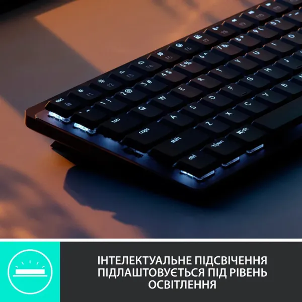 Клавиатура механическая MX Mini Illuminated, UA, графитовая Logitech (920-010782) - Фото 12