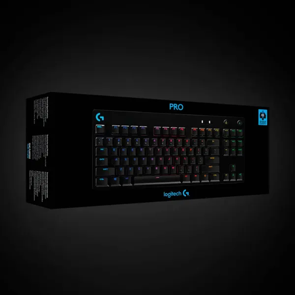 Клавіатура USB ігрова механічна G Pro, UA, чорна Logitech (920-009392) - Фото 3