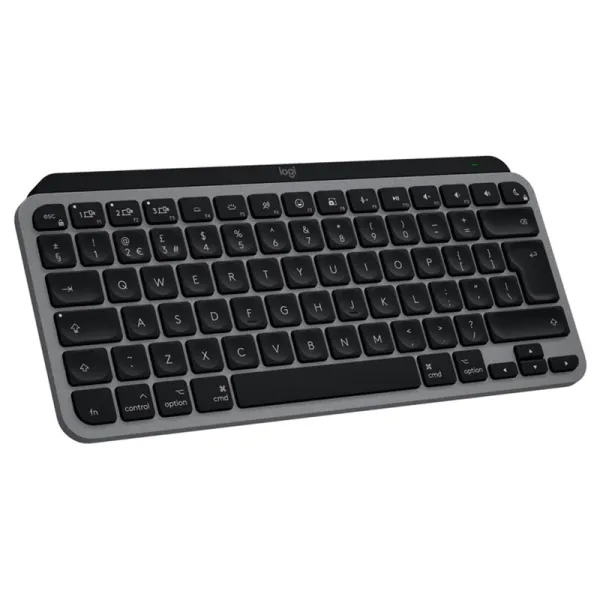 Клавіатура бездротова MX Keys Mini для Mac Illuminated, UA, Space Grey Logitech (920-012652) - Фото 11