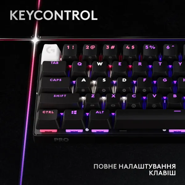 Клавиатура беспроводная G Pro X 60 Lightspeed GX Tactile, UA, чёрная Logitech (920-011911) - Фото 5