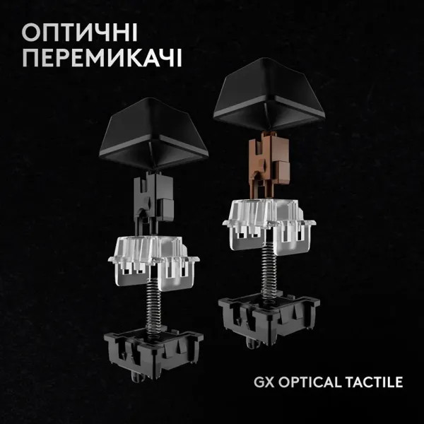 Клавиатура беспроводная G Pro X 60 Lightspeed GX Tactile, UA, чёрная Logitech (920-011911) - Фото 9