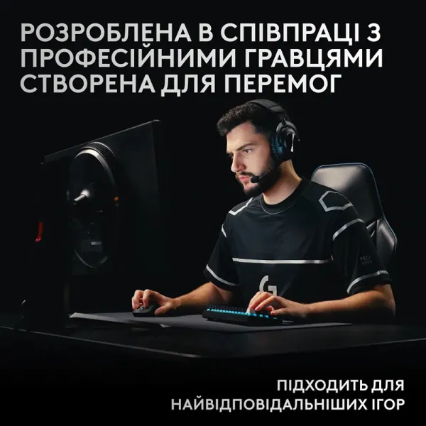 Клавиатура беспроводная G Pro X 60 Lightspeed GX Tactile, UA, чёрная Logitech (920-011911) - Фото 10