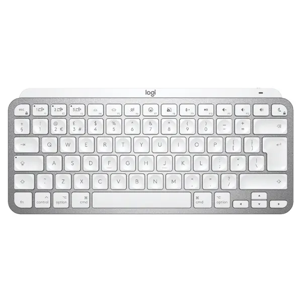 Клавіатура бездротова MX Keys Mini для Mac Illuminated, UA, світло-сіра Logitech (920-010526) - Фото 10
