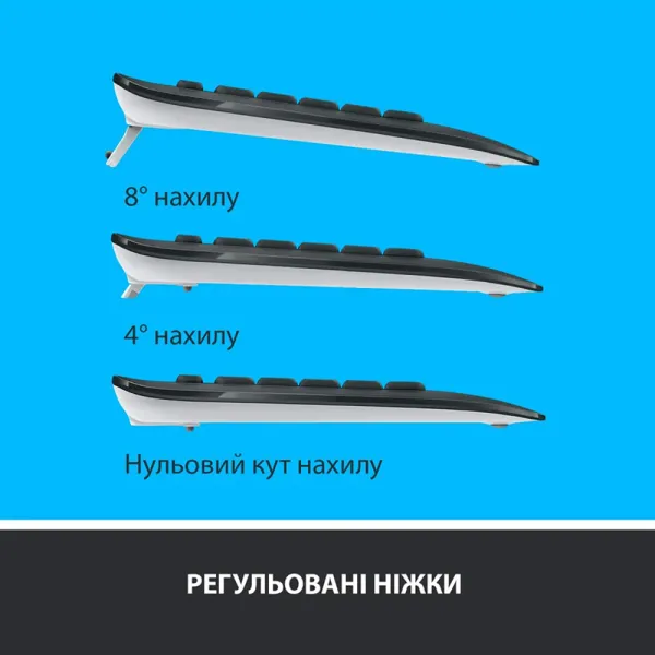 Комплект клавиатура и мышь беспроводной MK540 Advanced Combo, UA, чёрный Logitech (920-008685) - Фото 4
