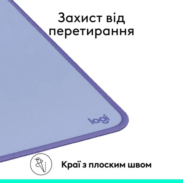 Коврик для мыши Desk Mat Studio Series, лиловый Logitech (956-000149) - Фото 8