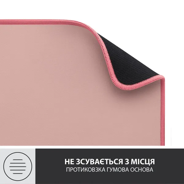 Коврик для мыши Desk Mat Studio Series, Darker Rose Logitech (956-000053) - Фото 9