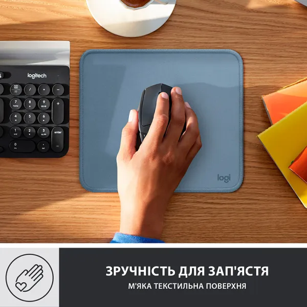 Коврик для мыши Studio Series, синий Logitech (956-000051) - Фото 2