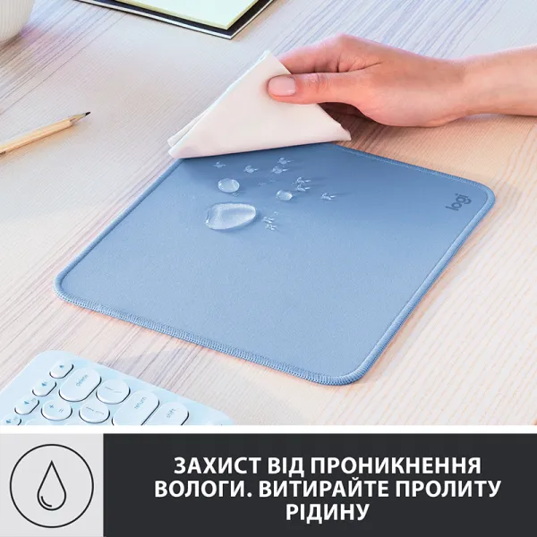 Коврик для мыши Studio Series, синий Logitech (956-000051) - Фото 5