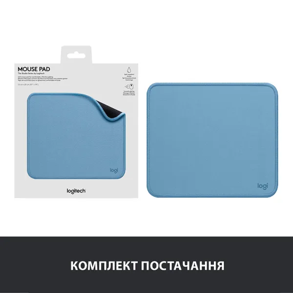 Коврик для мыши Studio Series, синий Logitech (956-000051) - Фото 6