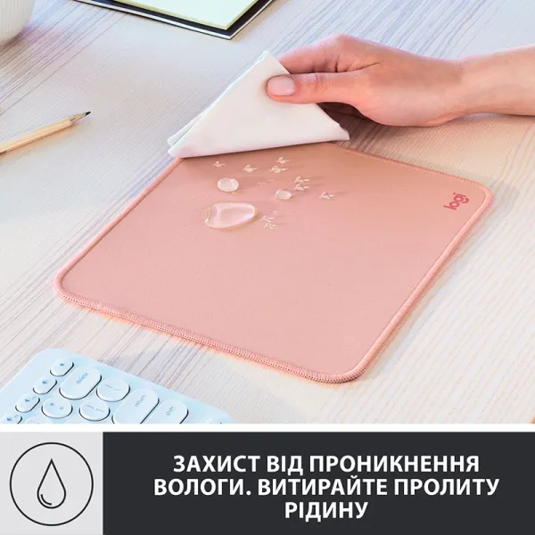 Коврик для мыши Studio Series, Darker Rose Logitech (956-000050) - Фото 4