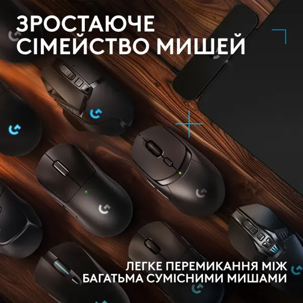 Коврик для мыши G PowerPlay 2 Charging System, чёрный Logitech (947-000003) - Фото 5