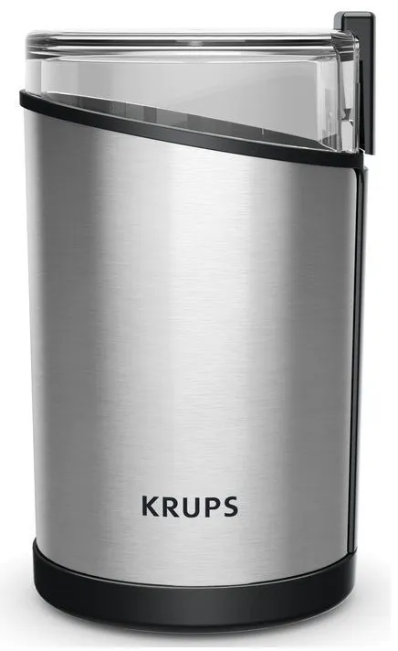 Кофемолка роторная 200Вт, 85г черный Krups (GX204D10) - Фото 1