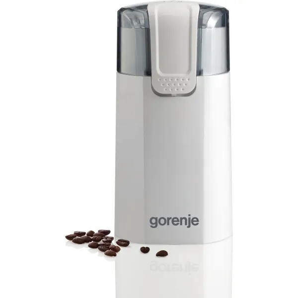 Кофемолка роторная 150Вт, 60г, 3 ст.п., белый Gorenje (SMK150WI) - Фото 1