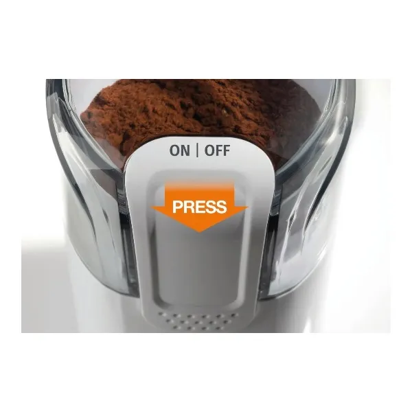 Кофемолка роторная 150Вт, 60г, 3 ст.п., белый Gorenje (SMK150WI) - Фото 5