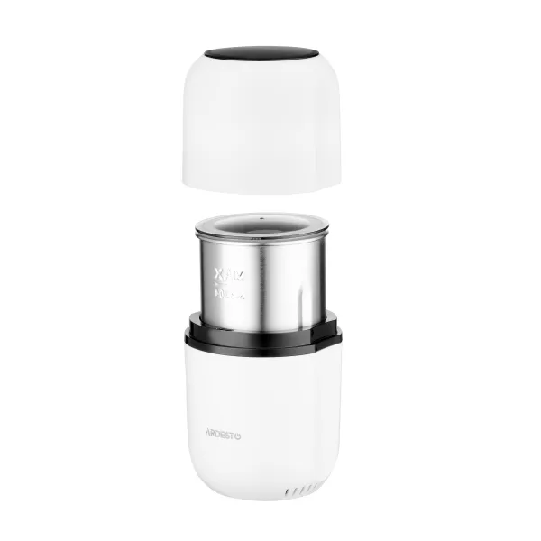 Кофемолка роторная 150Вт, 80г белый Ardesto (KGC-1508W) - Фото 4