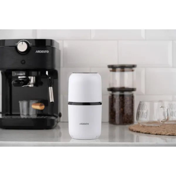 Кофемолка роторная 150Вт, 80г белый Ardesto (KGC-1508W) - Фото 14