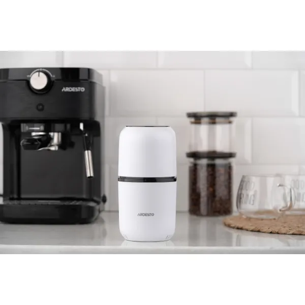 Кофемолка роторная 150Вт, 80г белый Ardesto (KGC-1508W) - Фото 15