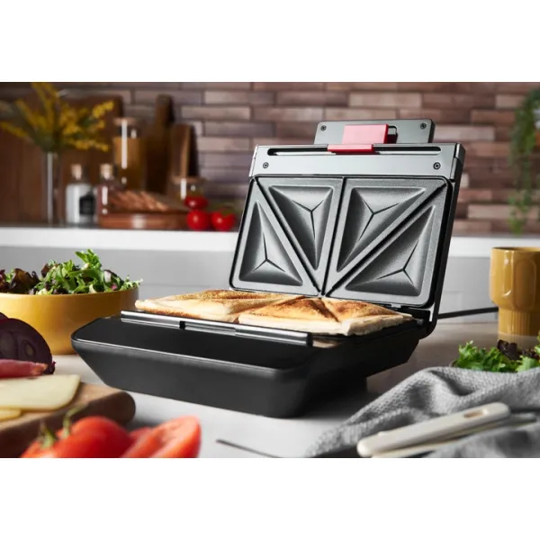 Бутербродница 750Вт черный Russell Hobbs (26800-56) - Фото 8