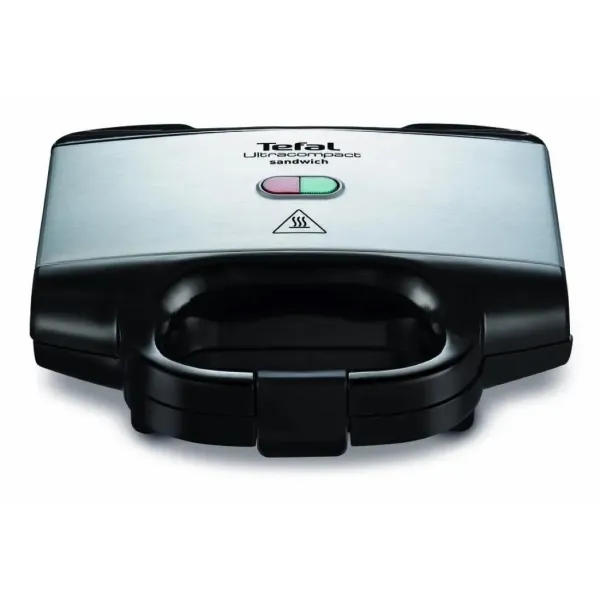 Бутербродница Ultracompact 700Вт черно-серебристый Tefal (SM157236) - Фото 1