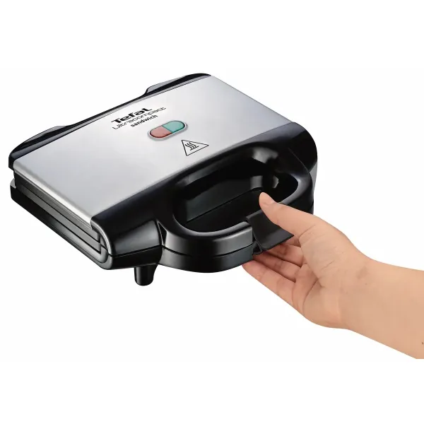Бутербродница Ultracompact 700Вт черно-серебристый Tefal (SM157236) - Фото 5
