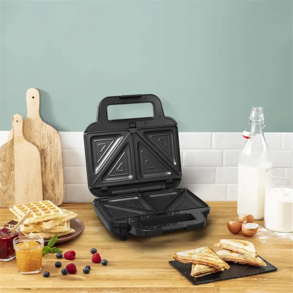 Мультимейкер UltraCompact 3in1 700Вт черно-серый Tefal (SW383D10) - Фото 5