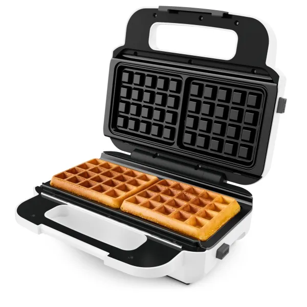 Мультимейкер Snack XL 850Вт бело-черный Tefal (SW701110) - Фото 3