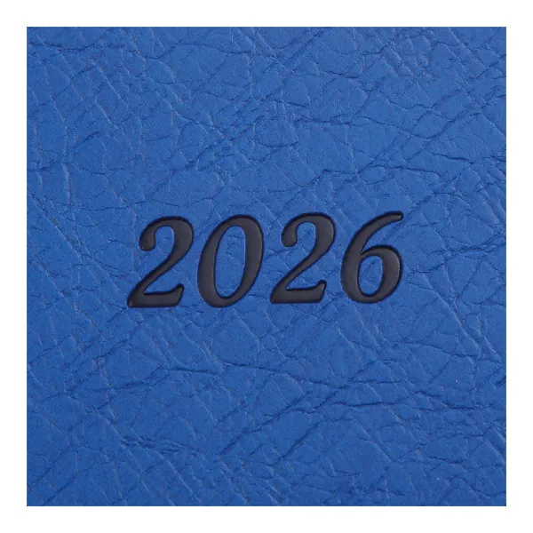Ежедневник датированный 2026 PRESTIGE, A5, искусственная кожа, синий Buromax (BM.21147-02) - Фото 4