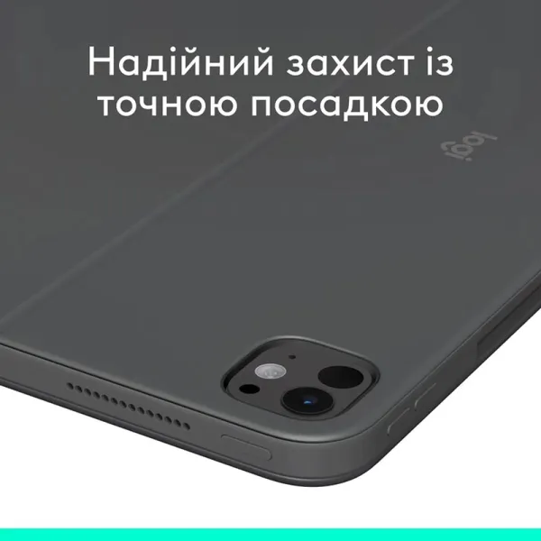 Клавиатура-чехол Combo Touch для iPad Pro 11" (M4), US, графитовая Logitech (920-012831) - Фото 11