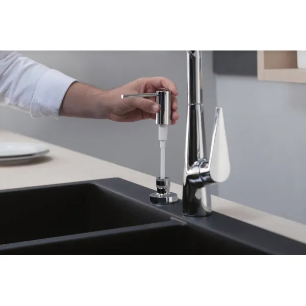 Дозатор для моющих средств A51, 500 мл, хром Hansgrohe (40448000) - Фото 3