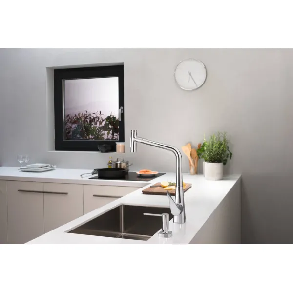 Дозатор для моющих средств A71, 500 мл, хром Hansgrohe (40468000) - Фото 3