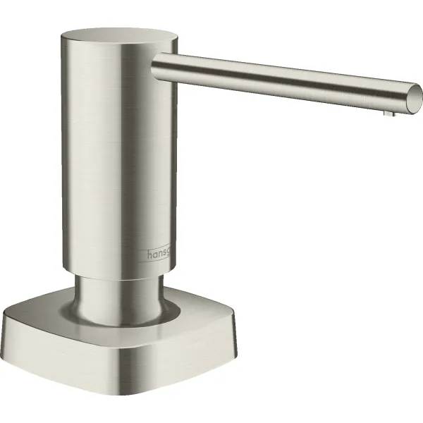 Дозатор для миючих засобів A71, 500 мл, сталевий Hansgrohe (40468800)