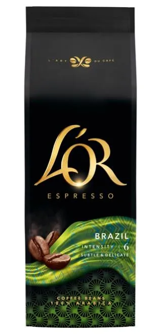 Кофе в зернах Espresso Brazil, 500г, 100% арабика L`OR (8711000464649) Кофе в зернах Espresso Brazil, 500г, 100% арабика L`OR (8711000464649)