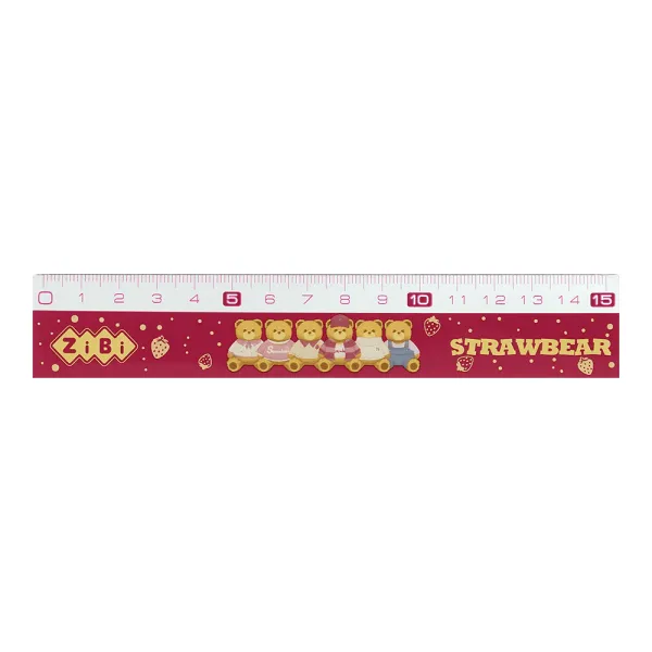 Лінійка пластикова 15 см, BEAR TOY, в блістері ZiBi (ZB.5616) - Фото 1