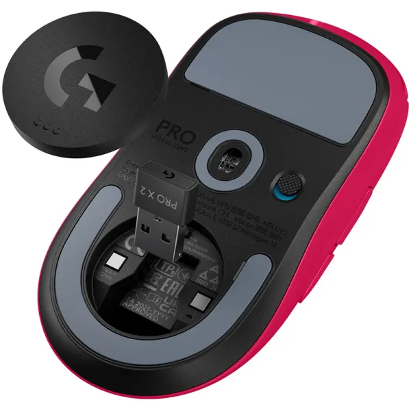 Миша бездротова G Pro X Superlight 2 Lightspeed, рожева Logitech (910-006797) - Фото 1