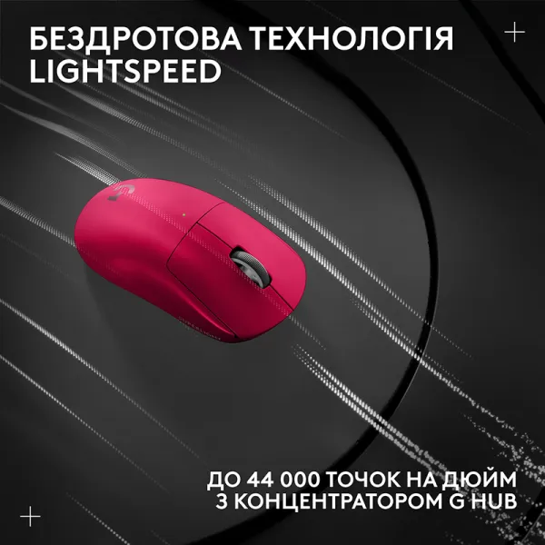 Миша бездротова G Pro X Superlight 2 Lightspeed, рожева Logitech (910-006797) - Фото 14