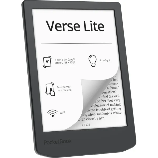 Книга электронная 619 Verse Lite, серый PocketBook (PB619-T-CIS) - Фото 2