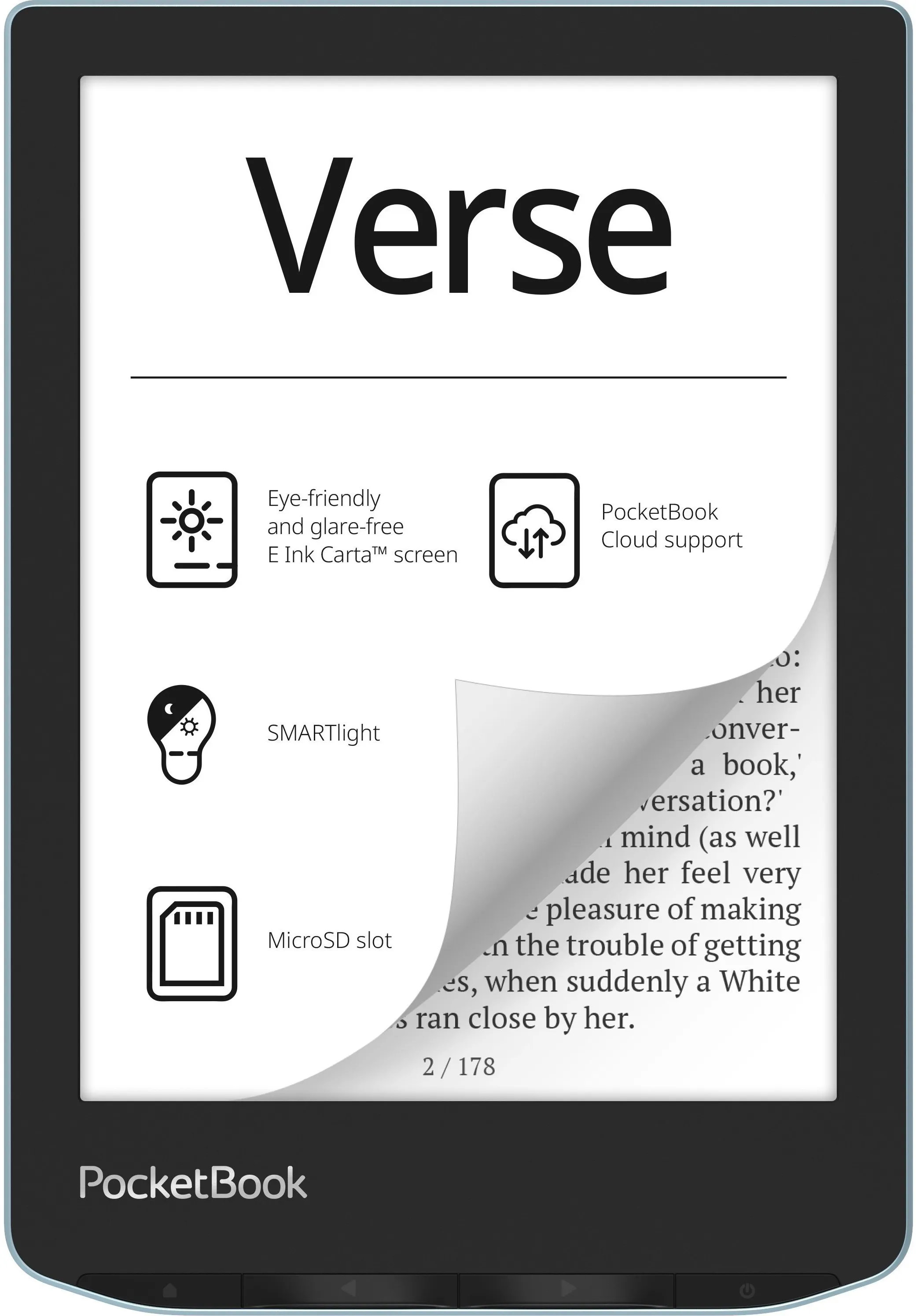 Книга электронная 629 Verse, Bright Blue PocketBook (PB629-2-CIS) - Фото 2