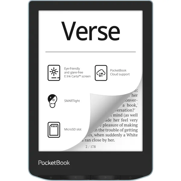 Книга электронная 629 Verse, Bright Blue PocketBook (PB629-2-CIS)
