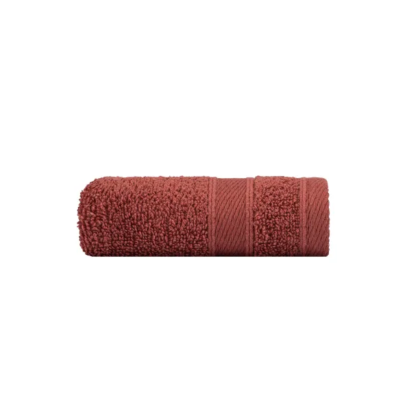 Полотенце махровое 30х50см, 100% хлопок, красновато-коричневое SuperSoft Ardesto (ART2230RT) - Фото 7