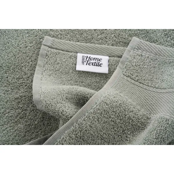 Полотенце махровое 30х50см, 100% хлопок, зеленое SuperSoft Ardesto (ART2230SS) - Фото 8