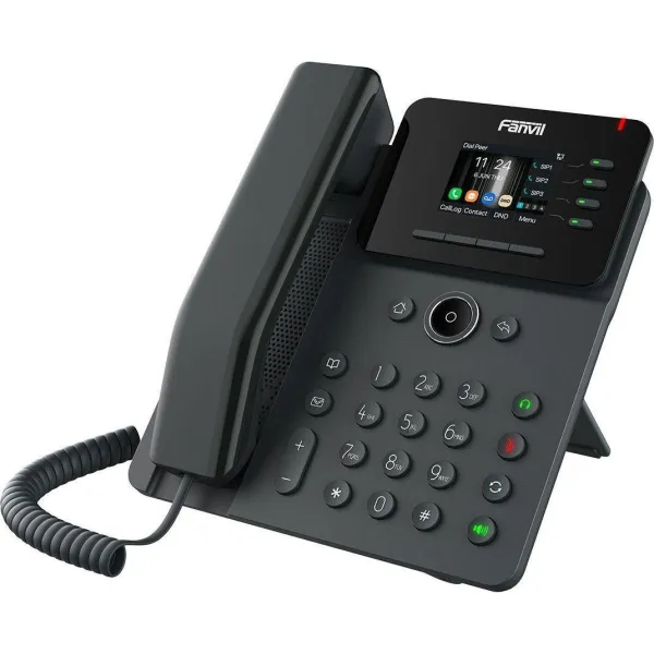 Телефон IP черный Fanvil (V61W)
