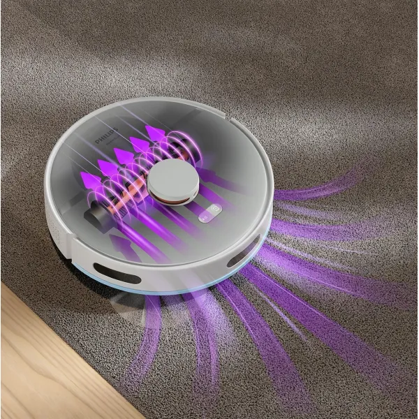 Робот-пилосос Series 2000, 0.38/0.3л, EPA 11, Wi-Fi, білий Philips (XU2100/25) - Фото 3