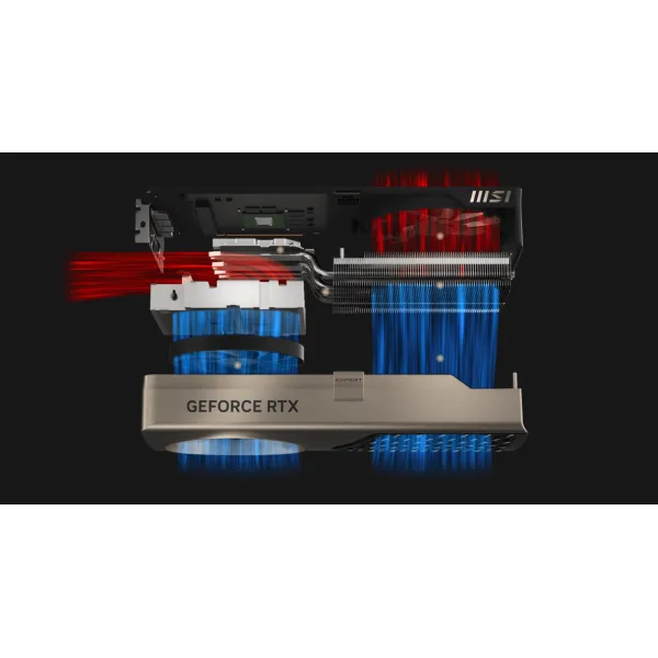 Видеокарта GeForce RTX 5070 Ti 16GB GDDR7 EXPERT OC MSI (912-V531-439) - Фото 8