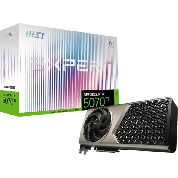 Видеокарта GeForce RTX 5070 Ti 16GB GDDR7 EXPERT OC MSI (912-V531-439) - Фото 9
