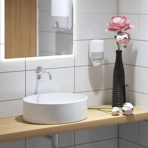 Мыло-крем жидкое для рук мини 475 мл, кремовое S2 Premium Tork (33876500) - Фото 1