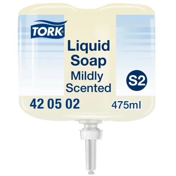 Мыло-крем жидкое для рук мини 475 мл, кремовое S2 Premium Tork (33876500)