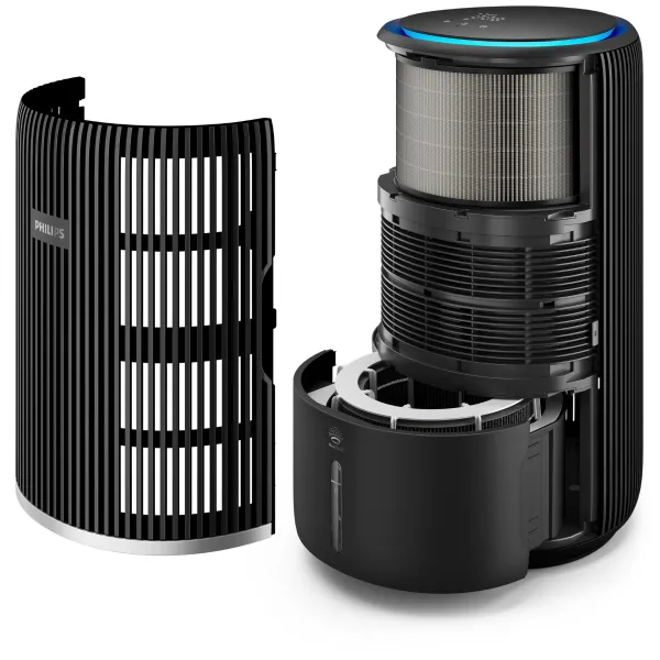 Очиститель воздуха PureProtect Water Series 3400, 78м2, 300м3/час, НЕРА, темно-серый Philips (AC3421/13) - Фото 4